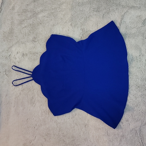 Monteau Tops - Monteau blue top size large